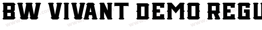 Bw Vivant DEMO Regul字体转换
